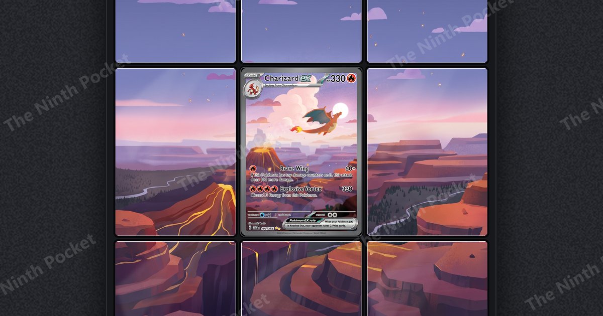 Extendas Card The Ninth Pocket — Printable extended-art pages for 9-pocket card binders