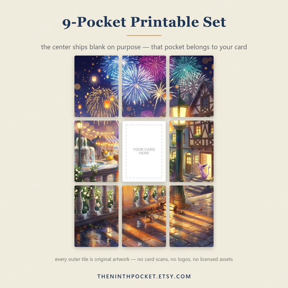 Printable tile set for Umbreon ex 044/040 30th Celebration